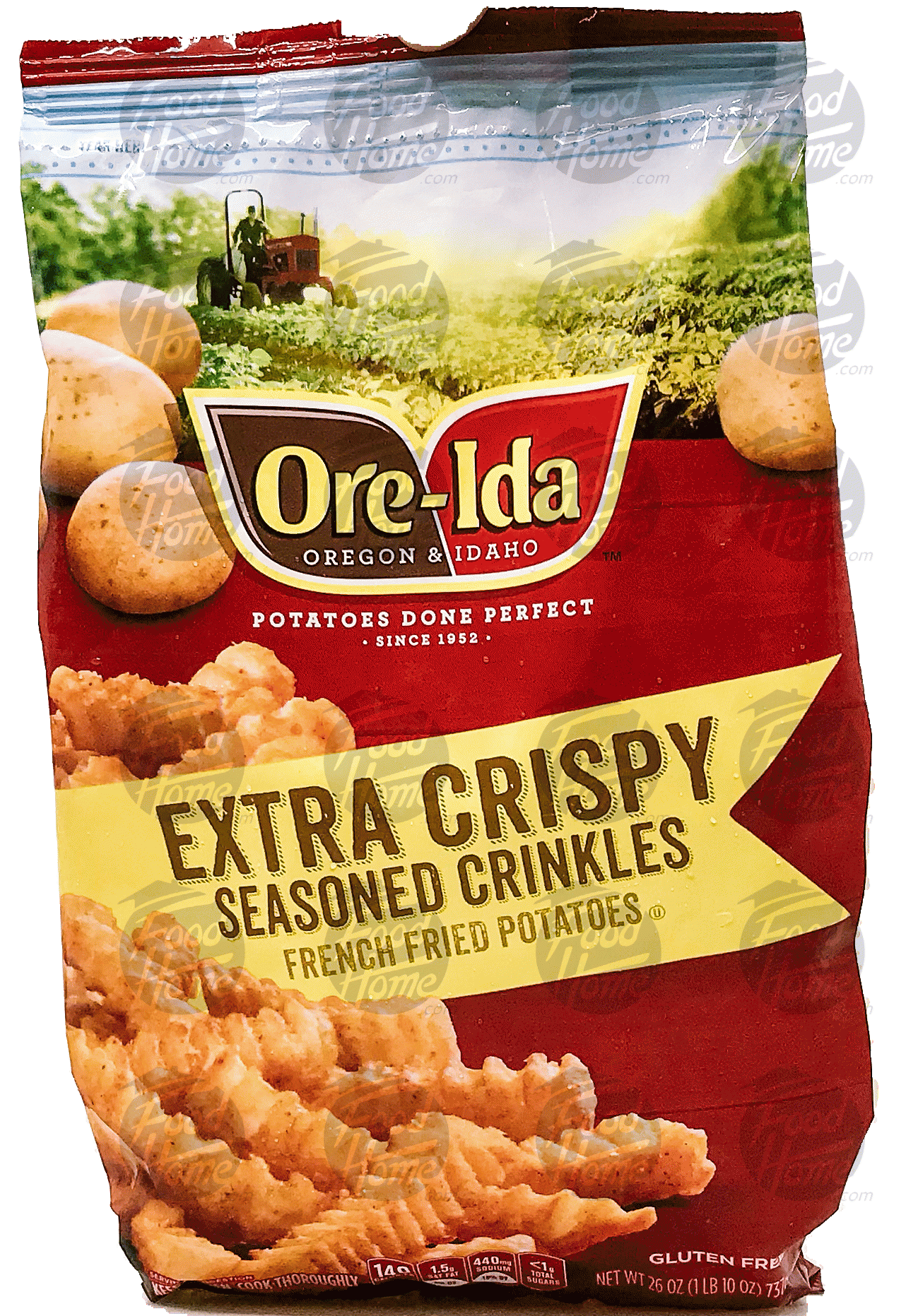 Ore-Ida Extra Crispy seasoned crinkles, french fried potatoes Full-Size Picture